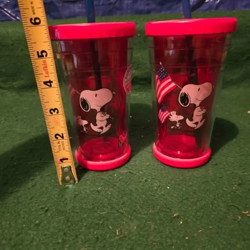 Vtg. Snoopy Cups (ST-7)